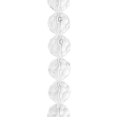 Crystal Faceted Glass Round Beads, 18mm by Bead Landing™