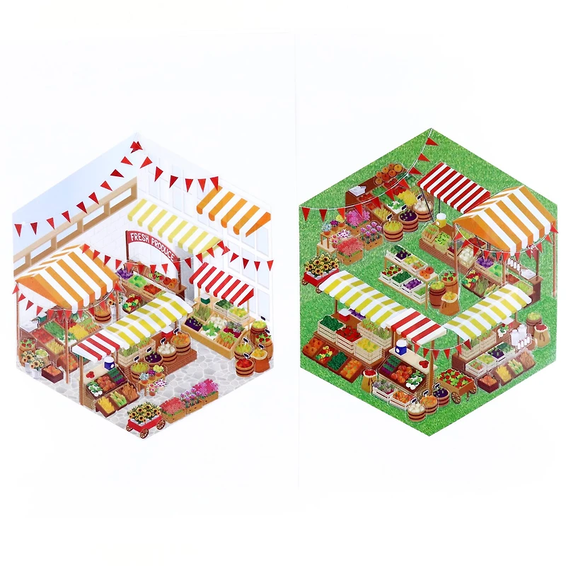 Farmers Market Sticker Scene Kit by Recollections™