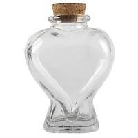 12 Pack: Heart-Shaped Glass Bottle by Ashland™
