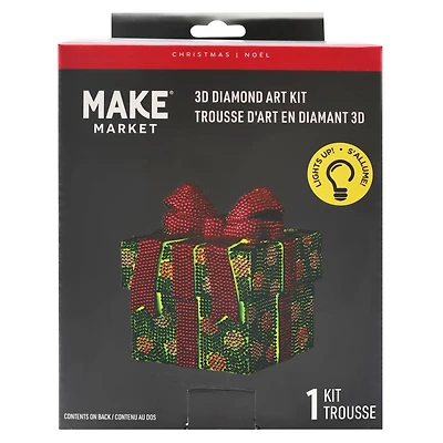 3D Present LED Diamond Art Kit by Make Market®