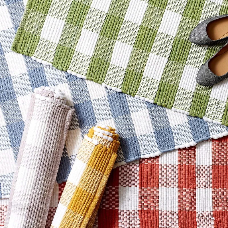 DII® Buffalo Check Rag Rug