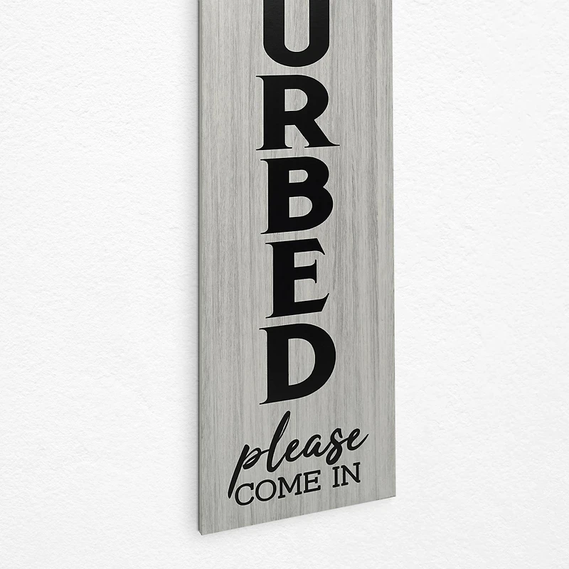 American Art Décor™ 47.25" Already Disturbed & Happiness Double-Sided Hanging & Leaning Wall Sign