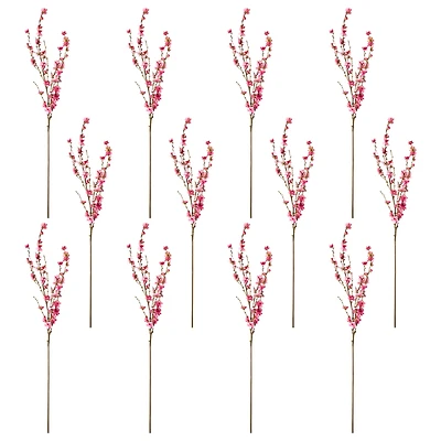 12 Pack: Pink Peach Blossom Stem by Ashland®