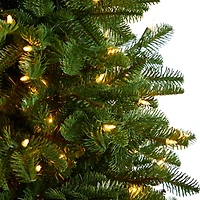 4ft. Pre-Lit South Carolina Fir Artificial Christmas Tree, Clear Lights