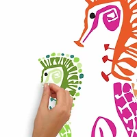 RoomMates Jane Dixon Seahorse Peel & Stick Giant Wall Decals
