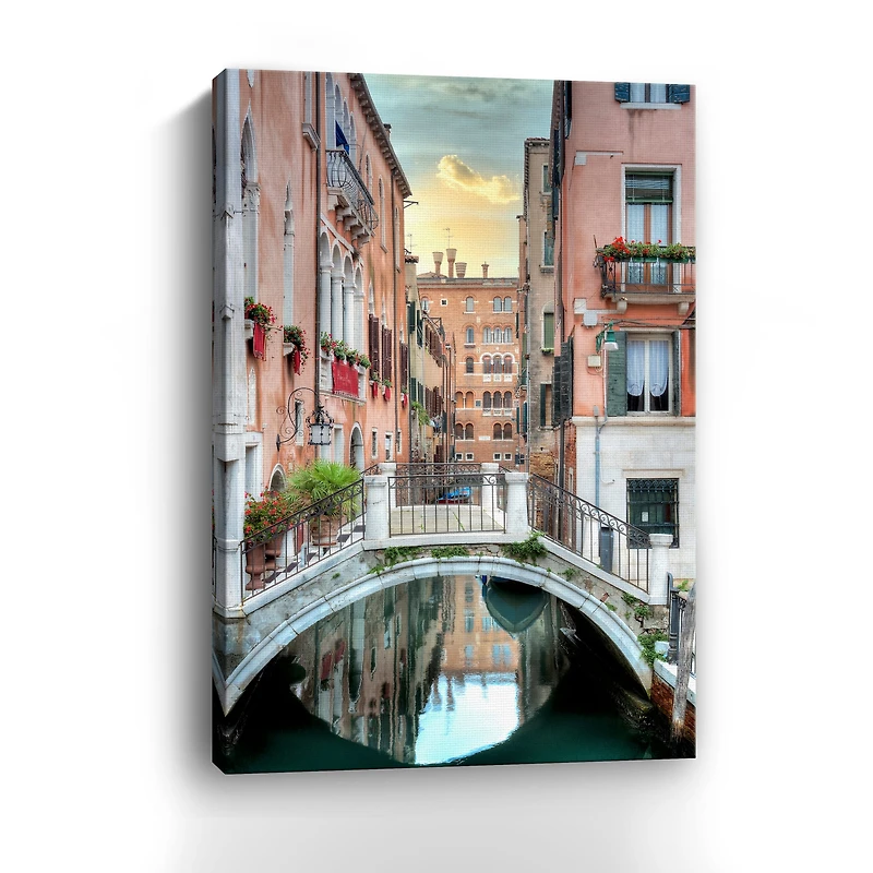 Lumaprints Venetian Canale No.20 Canvas Wall Art