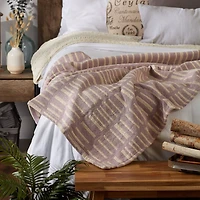 DII® Dusty Lilac Urban Jacquard Throw