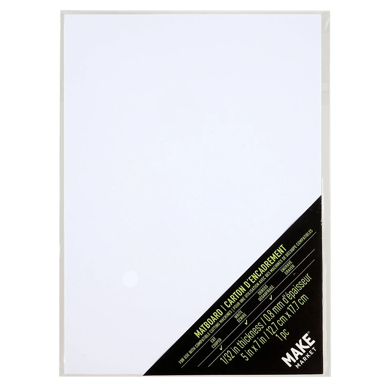 36 Pack: White Matboard by Make Market®