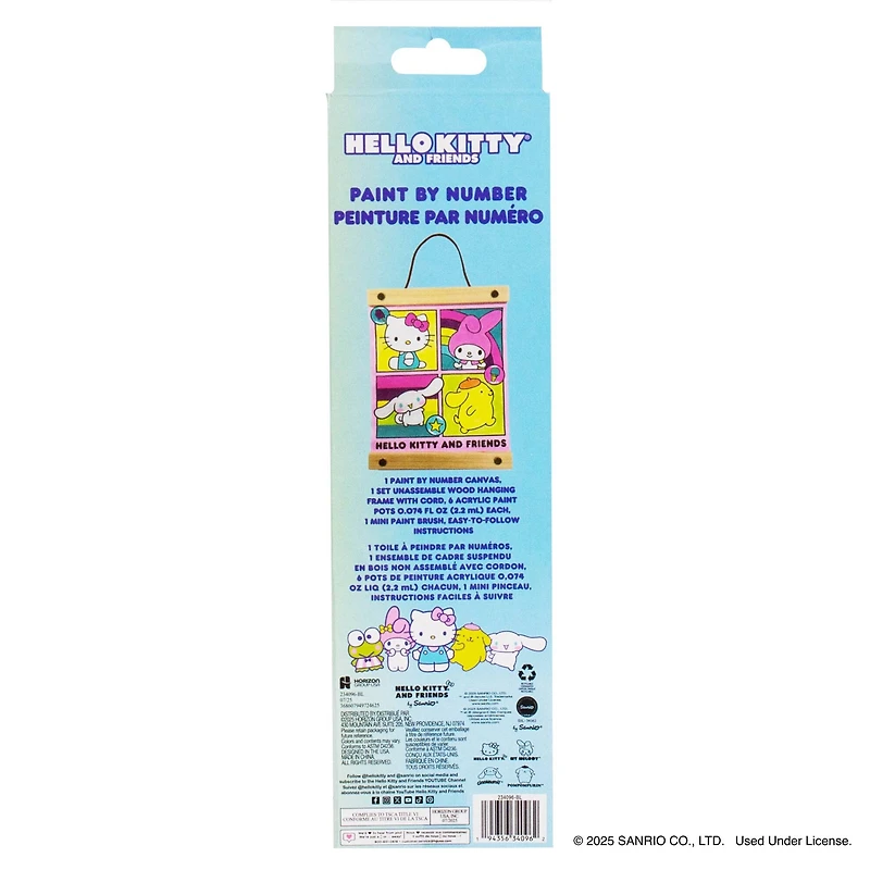 Hello Kitty® & Friends Paint by Number Kit