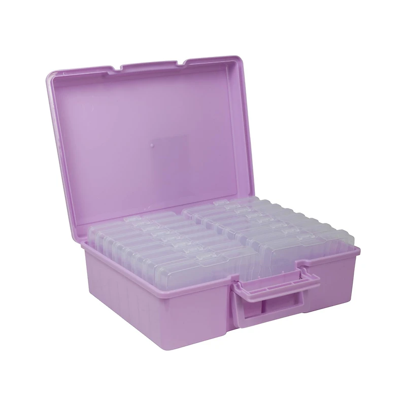 Everything Mary Purple 16 Case 4" x 6" Photo Storage Box