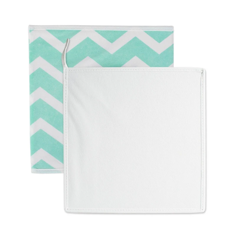 DII® 11" Nonwoven Polyester Chevron Storage Cubes