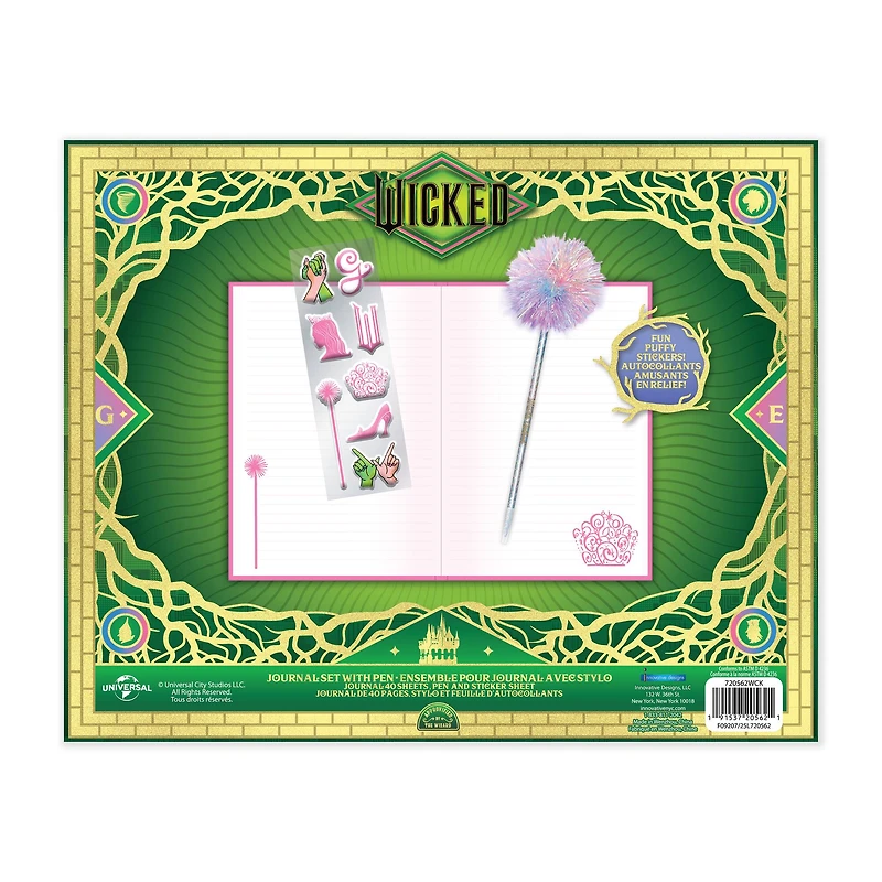 Wicked Glinda Journal Set