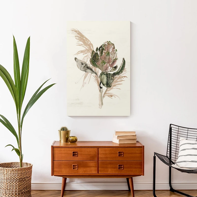 Protea Bloom Canvas Wall Art