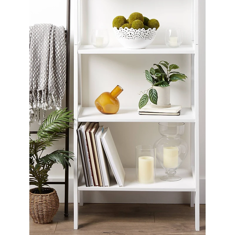 6" Yellow Abstract Vase