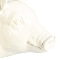 Hello Honey® 7.25" Wide Country Charm Pig Taper Candle Holder