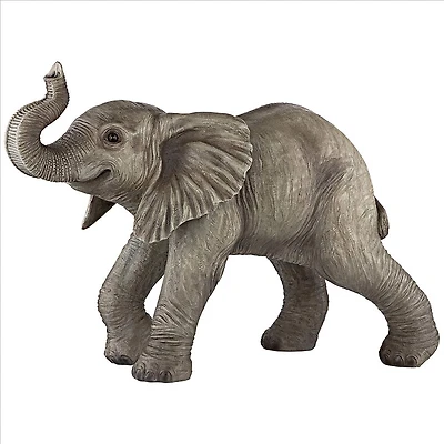 Design Toscano 28" Eshe the Exuberant Elephant Garden Statue