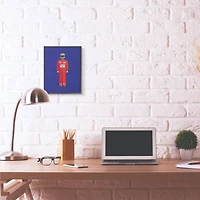 Stupell Industries Ayrton Senna Famous Fashion Design with Black Frame Wall Accent