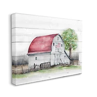 Stupell Industries Rustic Americana Barn Canvas Wall Art