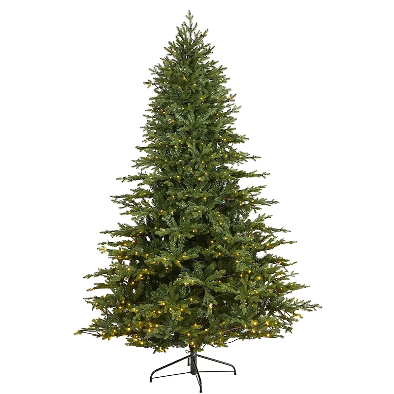 7.5ft. Pre-Lit Wyoming Spruce Artificial Christmas Tree with Clear LED Lights