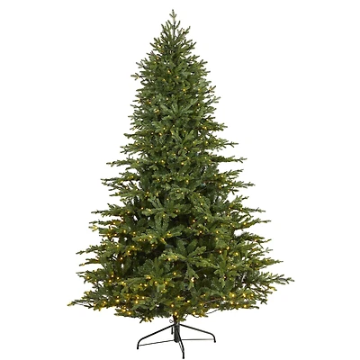 7.5ft. Pre-Lit Wyoming Spruce Artificial Christmas Tree with Clear LED Lights