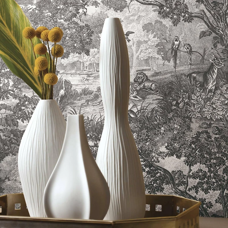 RoomMates Jungle Toile Peel & Stick Wallpaper