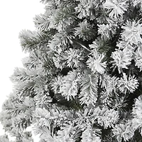 7ft. Unlit Flocked West Virginia Fir Artificial Christmas Tree