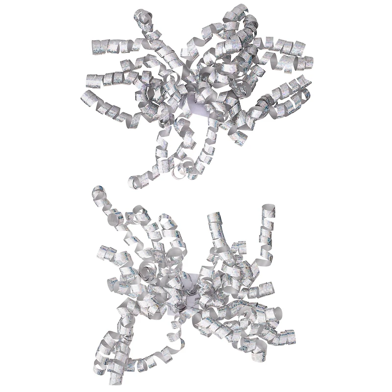 Silver Holographic Twisty Bows By Celebrate It™