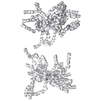 Silver Holographic Twisty Bows By Celebrate It™