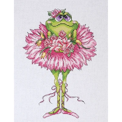 Design Works™ Frog Bouquet Counted Cross Stitch Kit