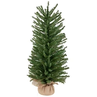 3ft. Unlit Scottsdale Pine Artificial Christmas Tree in Burlap Base