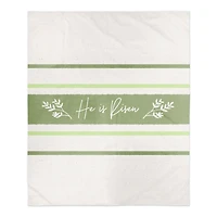 He Is Risen Blanket 50" x 60" Sherpa Fleece Blanket