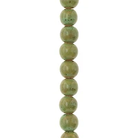 12 Pack: Green Ceramic Round Beads, 12mm by Bead Landing™