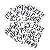 Black Hand Letter Alphabet Stickers by Recollections™