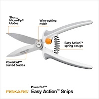 Fiskars® PowerCut™ Easy Action™ 8" Snips