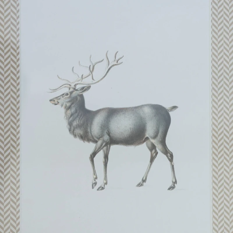 7.5" x 9.5" Framed Reindeer Tabletop Décor by Ashland®