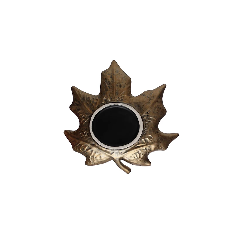 7.5" Gold Maple Leaf Trinket Tray by Ashland®