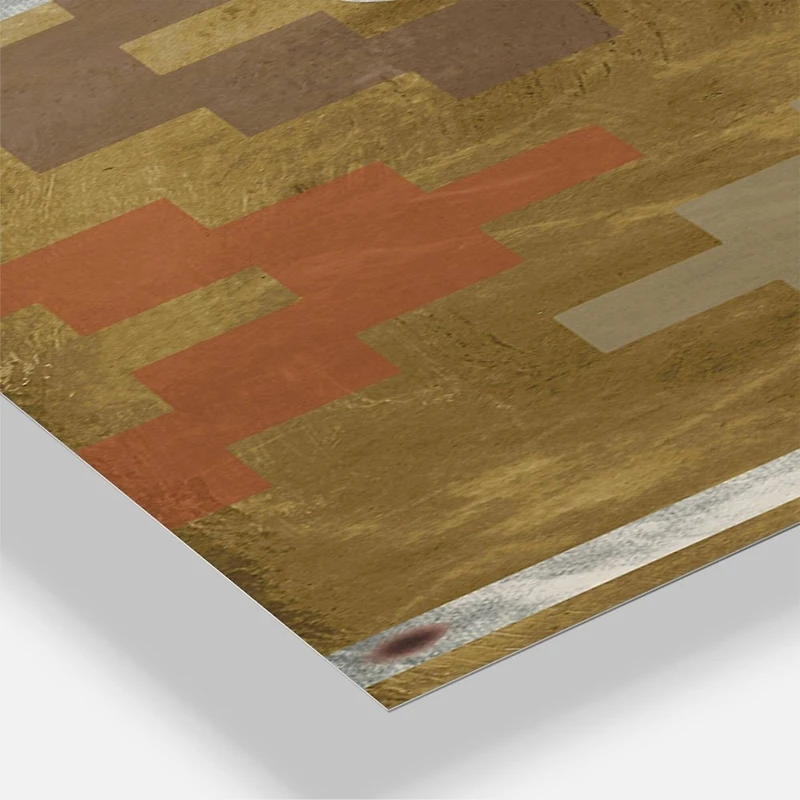 Designart Patterned White Deer Head Traditional Multipanel Wall Clock