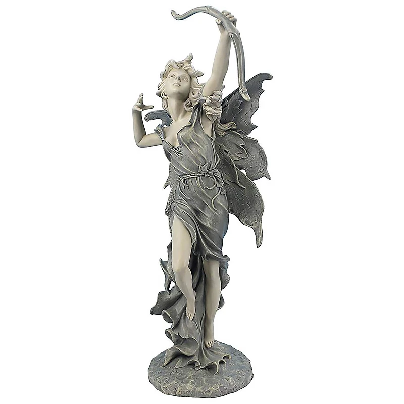 Design Toscano 22.5" Medium Rhiannon the Archer Garden Fairy Statue