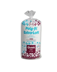 Poly-Fil® Extra Loft® 90" x 108" Queen Polyester Quilt Batting