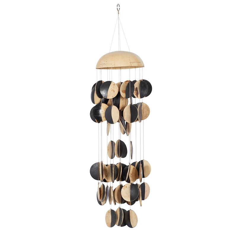 17" Coconut Shells Coastal Windchime
