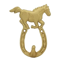 5.25" Gold Horse Metal Wall Hook by Ashland®