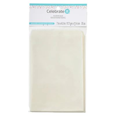 24 Packs: 25 ct. (600 total) Glassine Bags by Celebrate It®