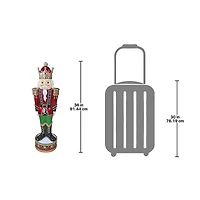 Design Toscano 36" LED Lit Holiday Nutcracker Statue