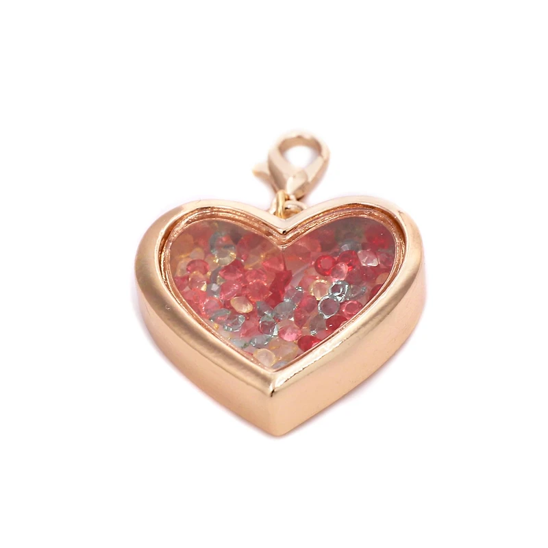 Gold Heart Shaker Charm by Bead Landing™
