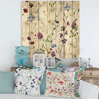 Designart - Wildflowers Chamomile and Clover Bell I