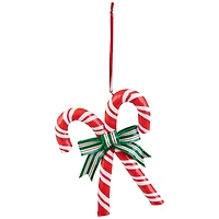5.25" Red & White Candy Cane Ornament
