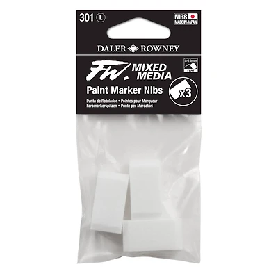 Daler-Rowney® 301 Large FW Empty Paint Marker 3 Nib Set