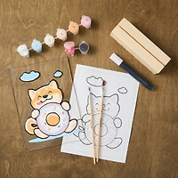5" x 7" Shiba Paint-by-Number Acrylic Surface Kit by Artist's Loft®