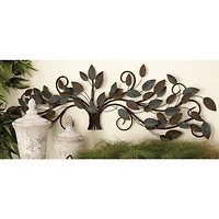 Blue Metal Traditional Tree Branches Wall Decoration