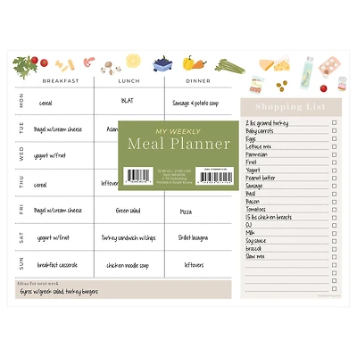 Everyday Essentials Meals & Grocery Planning Pad